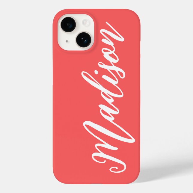 Personlig Namn eget namn Coral Birthday Gift (Baksida)