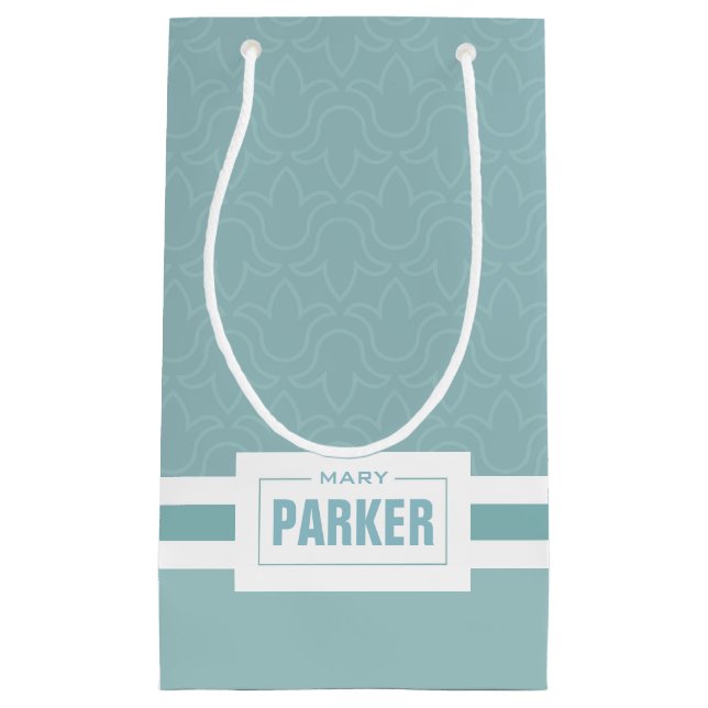 Personlig namn/elegant blommigt för efternamn, ran (Framsidan)