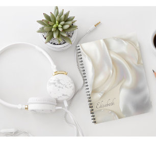 Personlig Namn Elegant Mor i Pearl Anteckningsbok