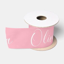 Personlig Namn Elegant Rosa Modern