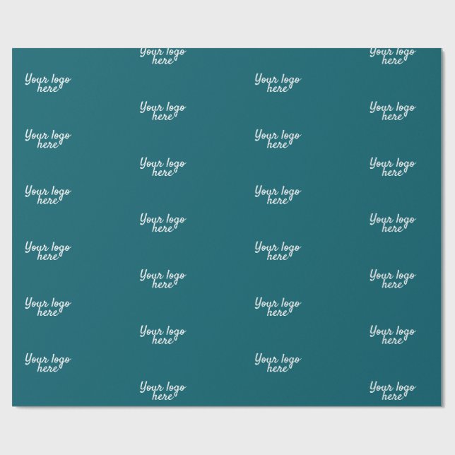 Personlig Namn enkel snyggt Din logotyp här Presentpapper (Platt)