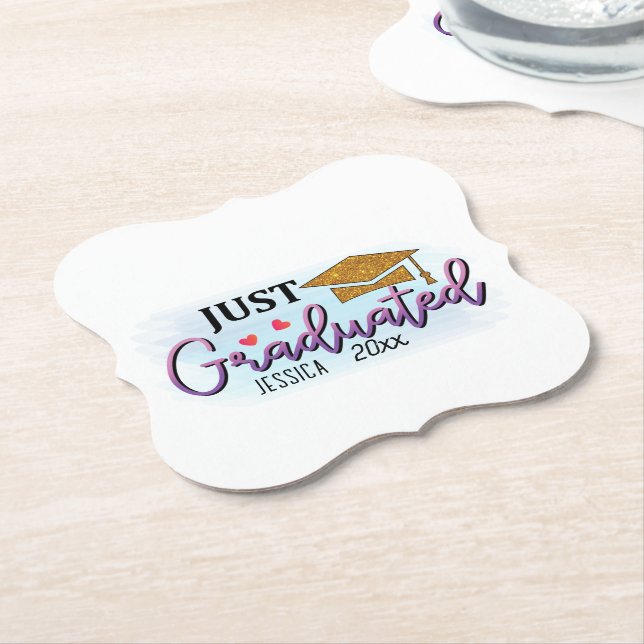 Personlig Namn Exemplar 2023 Underlägg Papper (Vinklad)