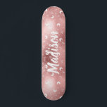Personlig Namn Fairy Rosa Måne Ro Guld Chicen Mini Skateboard Bräda 18,5 Cm<br><div class="desc">Personlig Namn Fairy Rosa ros Girl Girl trendig chic skateboard med glitter,  måne,  stjärnor,  botaniska Guld. Ett feminin och sött sätt att imponera på din dotter för födelsedag,  sött 16 eller något feminininevenemang.</div>