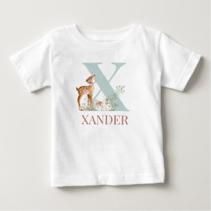 Personlig Namn Första Brev X T Shirt