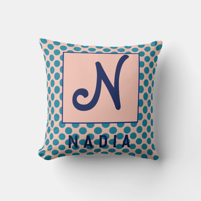 Personlig Namn - första utformning Kudde (Framsida)