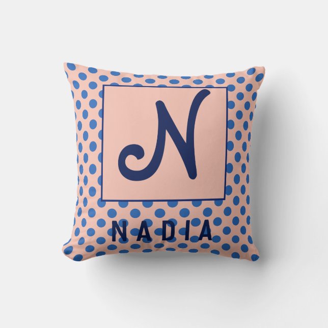 Personlig Namn - första utformning Kudde (Framsida)