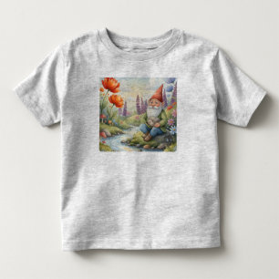 Personlig namn förtrollad skog barn t-shirt