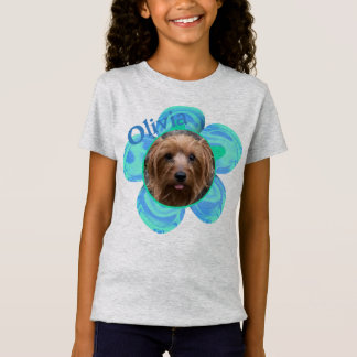 Personlig Namn fotoblomma T Shirt