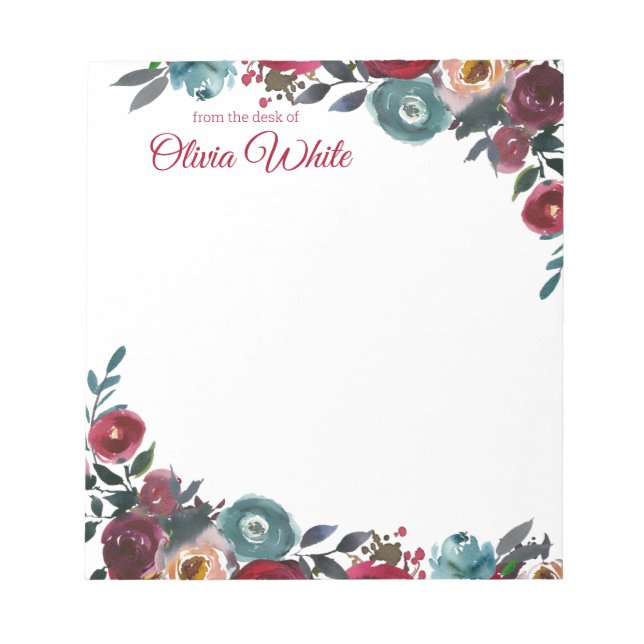 Personlig Namn | Från Anteckningsblockets skrivbor Anteckningsblock (Framsida)