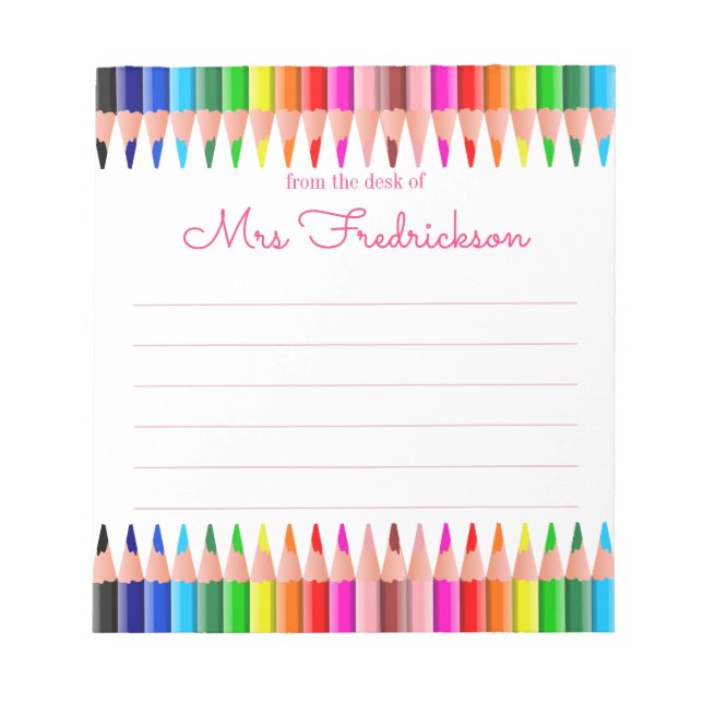 Personlig Namn | Från Anteckningsblockets skrivbor Anteckningsblock (Framsida)