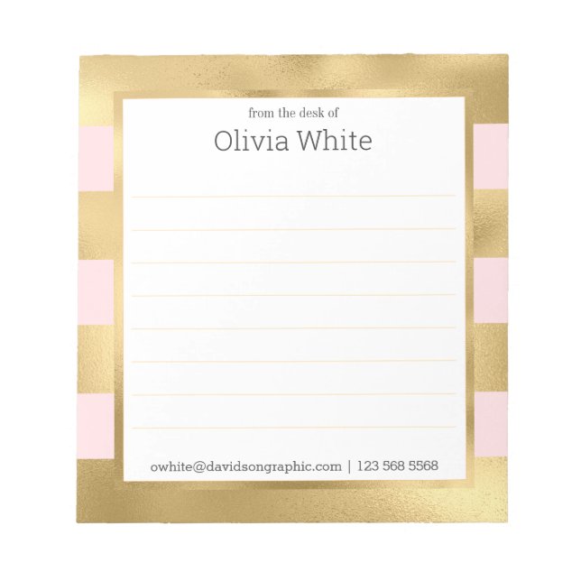 Personlig Namn | Från Anteckningsblockets skrivbor Anteckningsblock (Framsida)