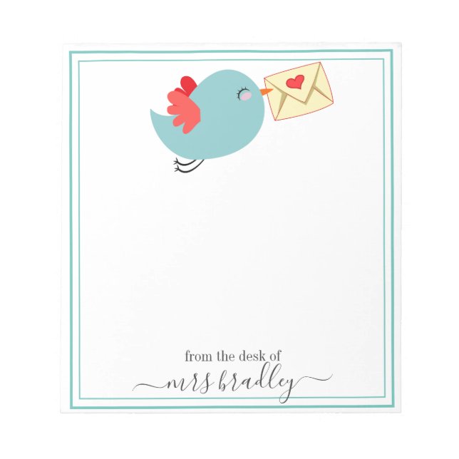 Personlig Namn | Från Anteckningsblockets skrivbor Anteckningsblock (Framsida)