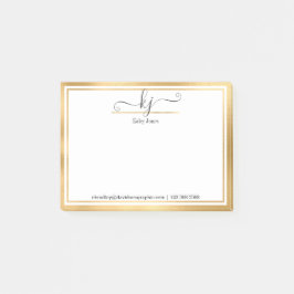 Personlig Namn | Från postens skrivbord Post-it Block