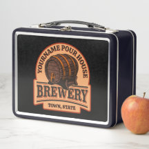 Personlig NAMN Gamla ekfat Beer Keg Brewery