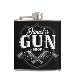 Personlig NAMN Gamla revolvers Gun Shop-skjutvapen Fickplunta