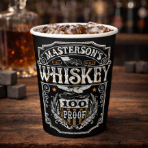 Personlig NAMN Gammala västern Whiskey Brewery Pub