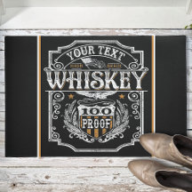 Personlig NAMN Gammala västern Whiskey Brewery Pub