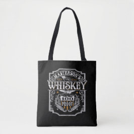 Personlig NAMN Gammala västern Whiskey Brewery Pub Tygkasse