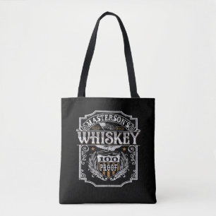 Personlig NAMN Gammala västern Whiskey Brewery Pub Tygkasse