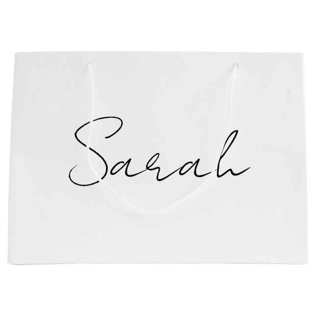 Personlig Namn Gift Bags, Gift Bags, Tack (Framsidan)