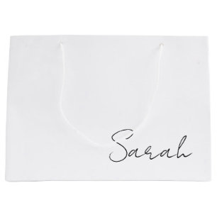 Personlig Namn Gift Bags, Gift Bags, Tack