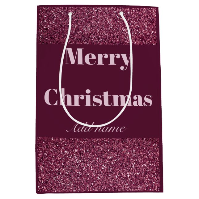 Personlig namn god jul presentsäck (Framsidan)