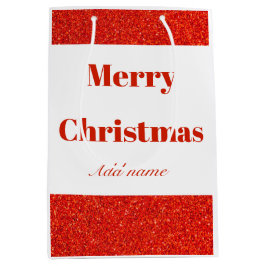 Personlig namn god jul presentsäck