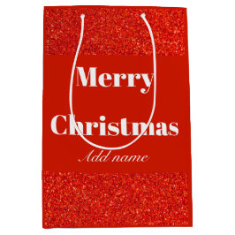 Personlig namn god jul presentsäck