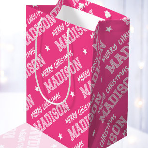 Personlig Namn God jul Rosa