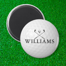 Personlig Namn Golf Boll och Klubb