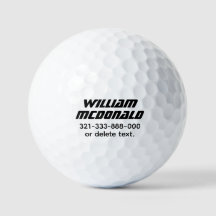 Personlig Namn Golfbollar Mall SCI-FI 7