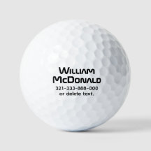 Personlig Namn Golfbollar Mall SCI-FI 8