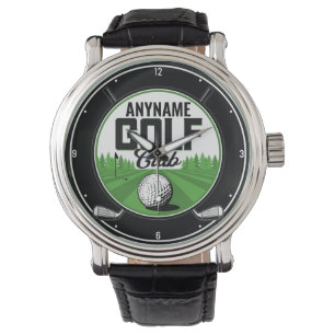 Personlig NAMN Golfing Pro Golf Klubb Player Armbandsur