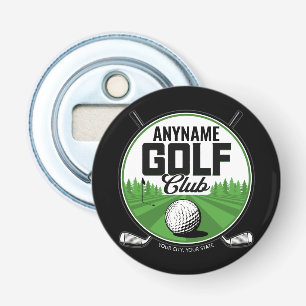 Personlig NAMN Golfing Pro Golf Klubb Player Flasköppnare