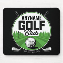 Personlig NAMN Golfing Pro Golf Klubb Player