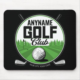 Personlig NAMN Golfing Pro Golf Klubb Player Musmatta