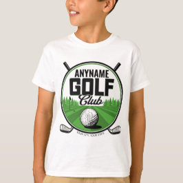 Personlig NAMN Golfing Pro Golf Klubb Player T Shirt