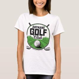 Personlig NAMN Golfing Pro Golf Klubb Player T Shirt