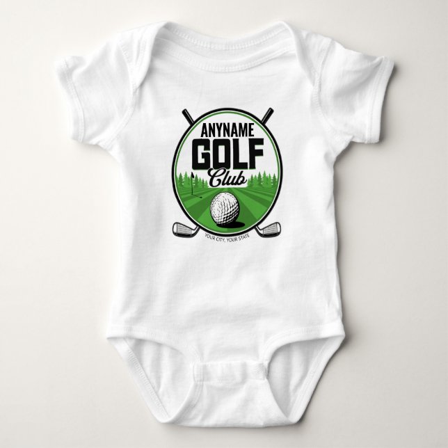 Personlig NAMN Golfing Pro Golf Klubb Player T Shirt (Framsida)