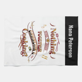 Personlig Namn Grandma Kitchen Gift Kökshandduk