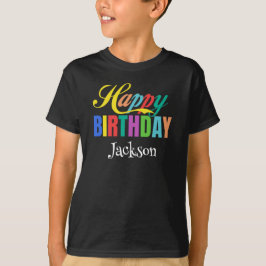 Personlig Namn Grattis på födelsedagen Gift Anpass T Shirt