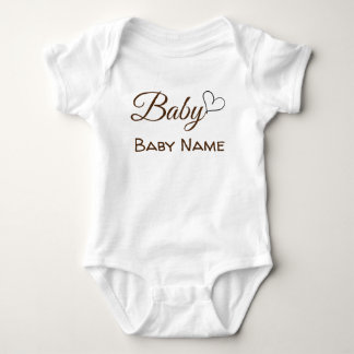 Personlig Namn Gravid Baby Baby T Shirt