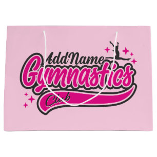 Personlig NAMN Gymnast Delad Hopp Gymnastik