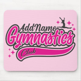 Personlig NAMN Gymnast Split Leap Gymnastics Musmatta