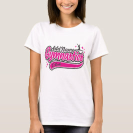 Personlig NAMN Gymnast Uppdelad Hopp Gymnastik T Shirt