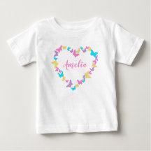 Personlig Namn Heart of Butterflies