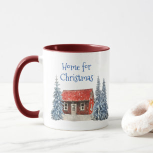Personlig Namn Hem för jul Mugg