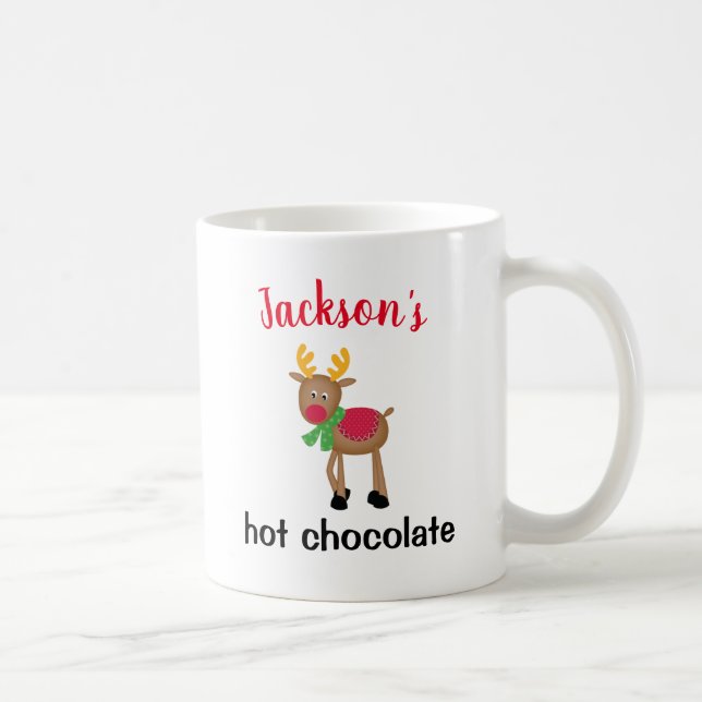 personlig namn hett chokladbarn helgdag kaffemugg (Höger)