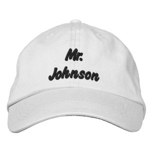 Personlig Namn Honeymåndag Gift for Groom Broderad Keps
