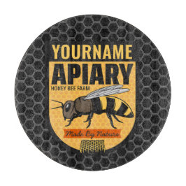 Personlig NAMN Honungsbin Apiary Beehives Farm